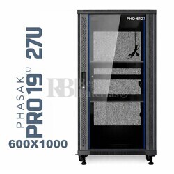 Armario Rack 27U 600x1000 | Phasak Pro PHO-6127 19 In